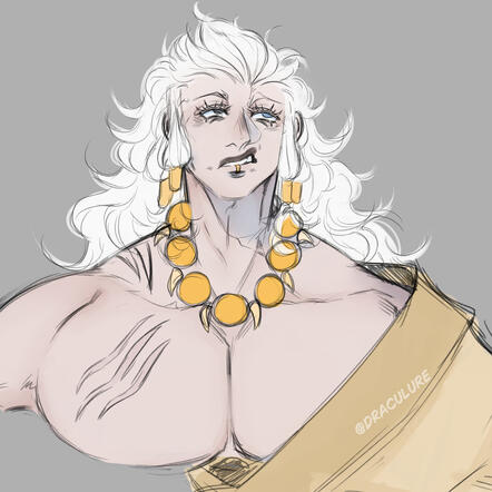 Colored headshot
